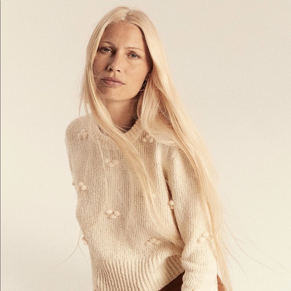 Madewell Sweaters - Dotted Bobble Pullover Sweater